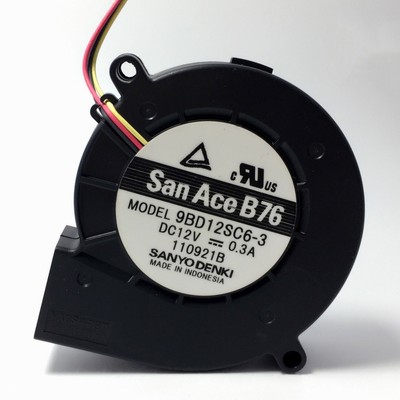 9BD12SC6-3 12V 0.30A For SANYO New 3-wire projector fan Free Shipping