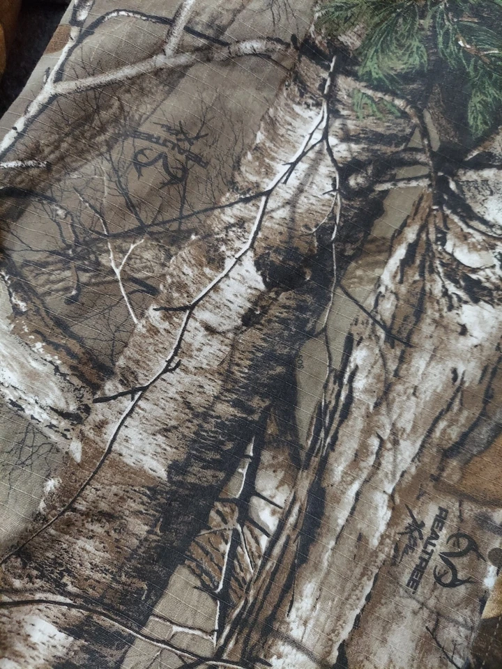 Hobbs Creek Shirt Large Ripstop Button Up Realtree Camouflage Hunting Brush - Image 3 of 4