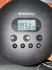 Oakcastle CD100 Portable CD Player with Rechargeable Battery Output