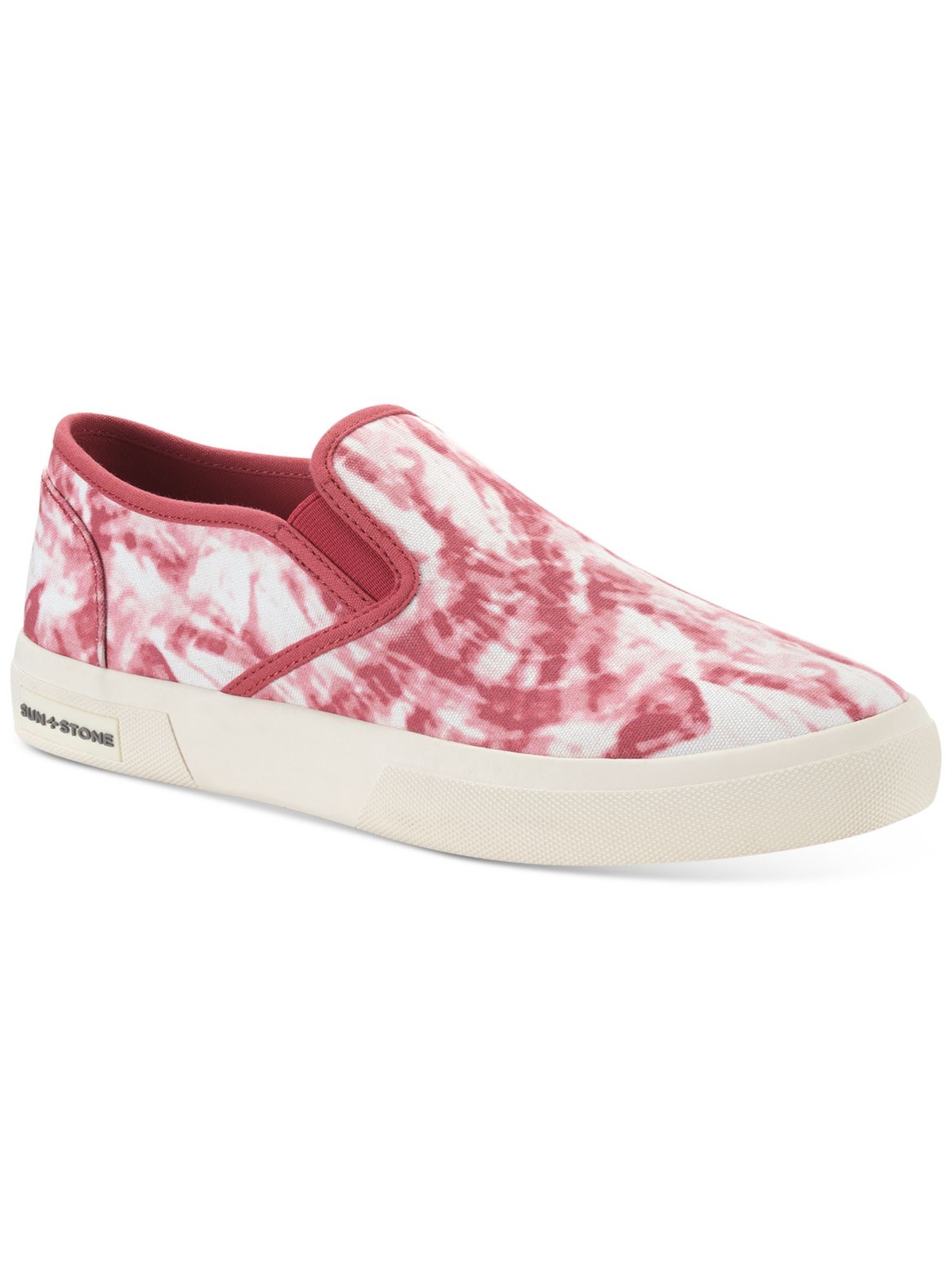 SUN STONE Mens Red Tie Dyed Reins Toe Platform Slip On Sneakers Shoes 105 M 5090₽