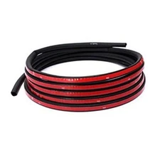 4M Adhesive Car D Type Rubber Edge Seal Hollow Door Weather Strip Sealings