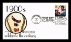 DR JIM STAMPS US COVER BASEBALL FIRST WORLD SERIES 1900S CELEBRATE CENTURY FDC