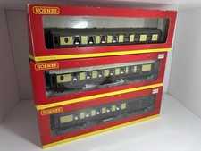 HORNBY OO MODERN PULLMAN COACHES X3 *NEAR NEW* + LIGHTING