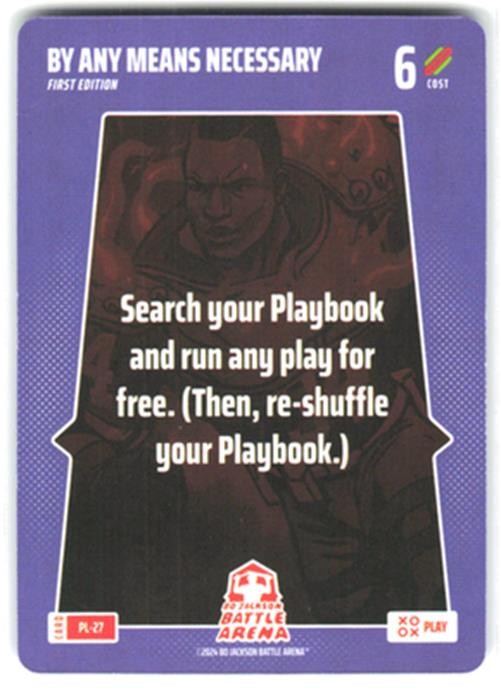 Bo Jackson Battle Arena - By Any Means Necessary 6 SP -PL-27