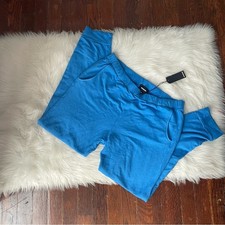 MONROW Pants Cerulean Blue Relaxed Leg Joggers NWT