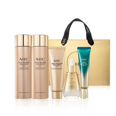 AHC Vital Golden Collagen 5-Piece Set   Firming & Hydration Care