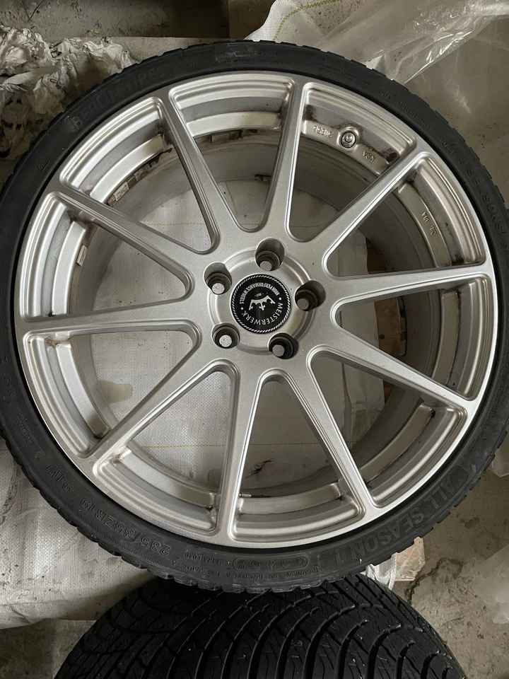 Kommplettsatz Meisterwerk MW03 Alufelgen 19 Zoll Ganzjahresreifen - Bild 4 von 4