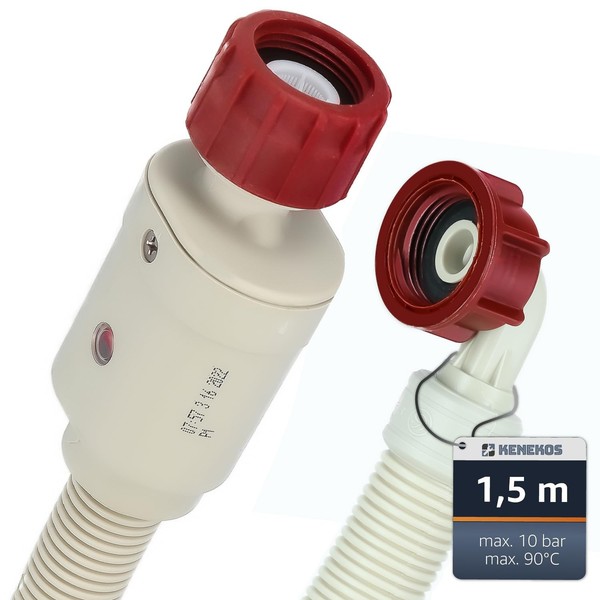 Aquastop Schlauch 1,5M 3/4″Sicherheitszulaufschlauch FüR Waschmaschine SpüLer-image