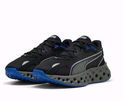 Puma SOFTRIDE Frequence Running Shoes Unisex Black-Blue- Gray UK  UK