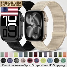 Nylon Sport Band Strap For Apple Watch Series 11 10 9 8 7 6 SE 38/49mm