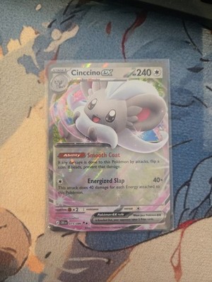 Cinccino ex 073/086 ME04: Chaos Rising Double Rare/No Track/Free Shil/Reg Mail