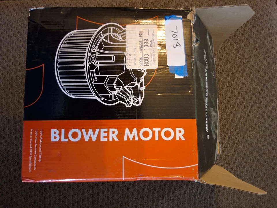 Двигатель вентилятора с каркасом вентилятора для Ford F350 1987-1997 годов выпуска - Изображение 4 из 4