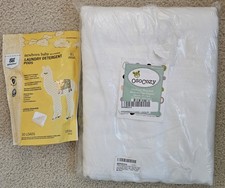 Osocozy Flat Diapers And Grab Green Newborn Laundry Detergent Bundle
