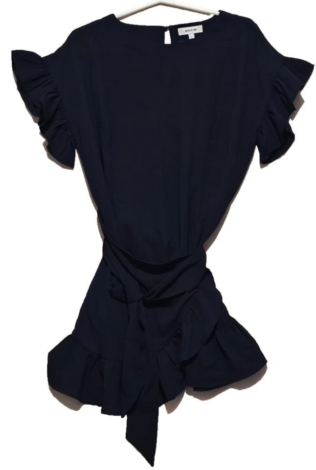 Women's Wrap Dress Dark Blue Size L