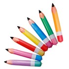 7 Pcs Inflatable Pencil Kids Pencils Back to School Season Balloon