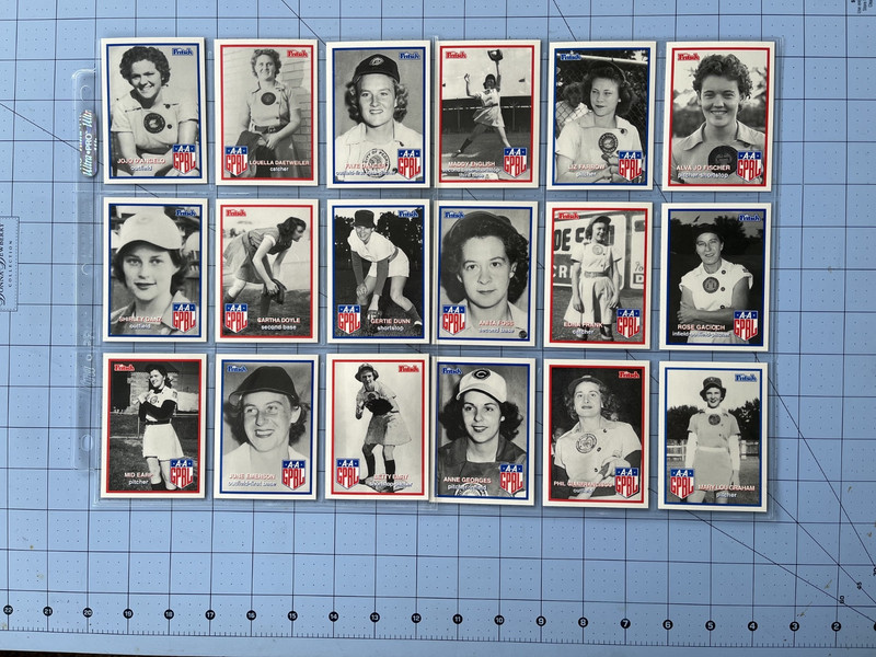 All 250-267 American Girls Professional Baseball League 18 Cards AAGPBL FS USA