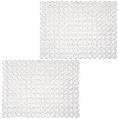 2 Pack Kitchen Sink Mat Dot Sink Mats for Stainless Steel Sink, PVC Eco-frien...