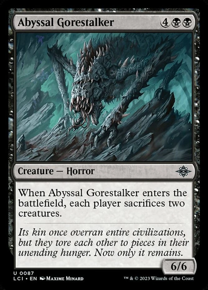 The Abyss Magic: The Gathering Individual Trading Card Games for
