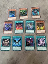 Yugioh Cyberfinsternis Drache Horn Zacke Knochen Kanone Klaue und Zauberkarten