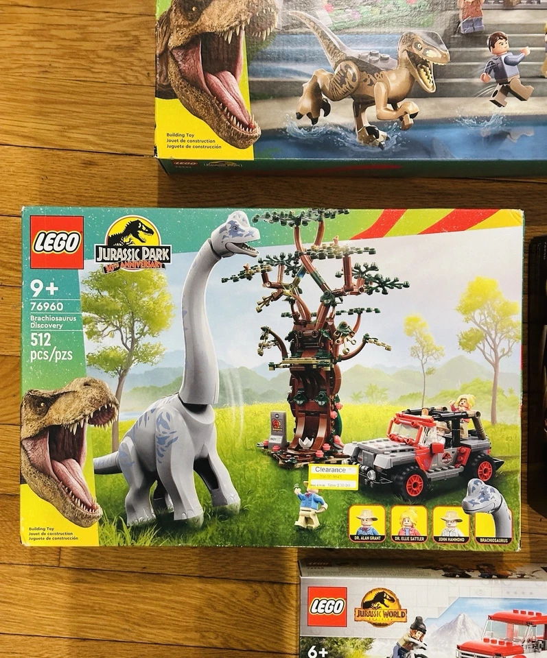 LEGO Parque Jurásico Lote 76961 Centro de Visitantes 76960 Brachiosaurus 76950 76946 NUEVO Foto 3 de 4