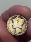 1926-S Silver Mercury Dime, Key Date, Colorful Album Toning — photo 4