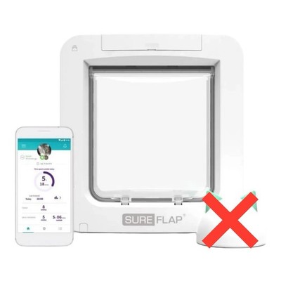 SureFlap Petcare Mikrochip-Katzenklappe Connect ohne Hub DualScan App steuerbar