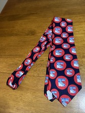 RM SPORT New York Rangers Tie 100% SILK