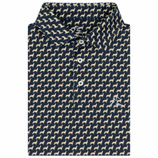 Rhoback the Golden Retriever Men'S Short Sleeve Performance Polo