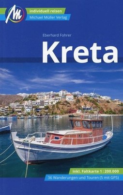 REISEFÜHRER KRETA +LANDKARTE + 37 Wanderungen MICHAEL MÜLLER VERLAG 2023/24 NEU