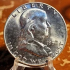 BU 1957 D Franklin Half Dollar UNCIRCULATED 90% Silver