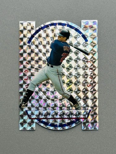 1996 Bowman's Best Best Cuts#15 Jim Thome Best Cuts Atomic Refractor HOF Indians - Picture 5 of 14