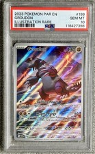 dark tyranitar pokemon card price PSA 10 Groudon sv3a 069/062 AR main image 1