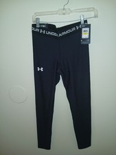 UNDER ARMOUR Size M ColdGear Black Compression Full Length Leggings Women's NWT