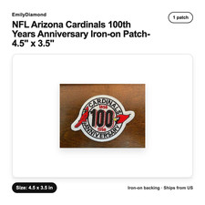 NFL Arizona Cardinals 100th Years Anniversary...