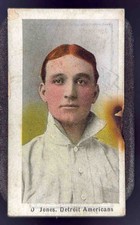 T206 If You Want Baseball News Sporting Life Davy Jones Detroit Americans