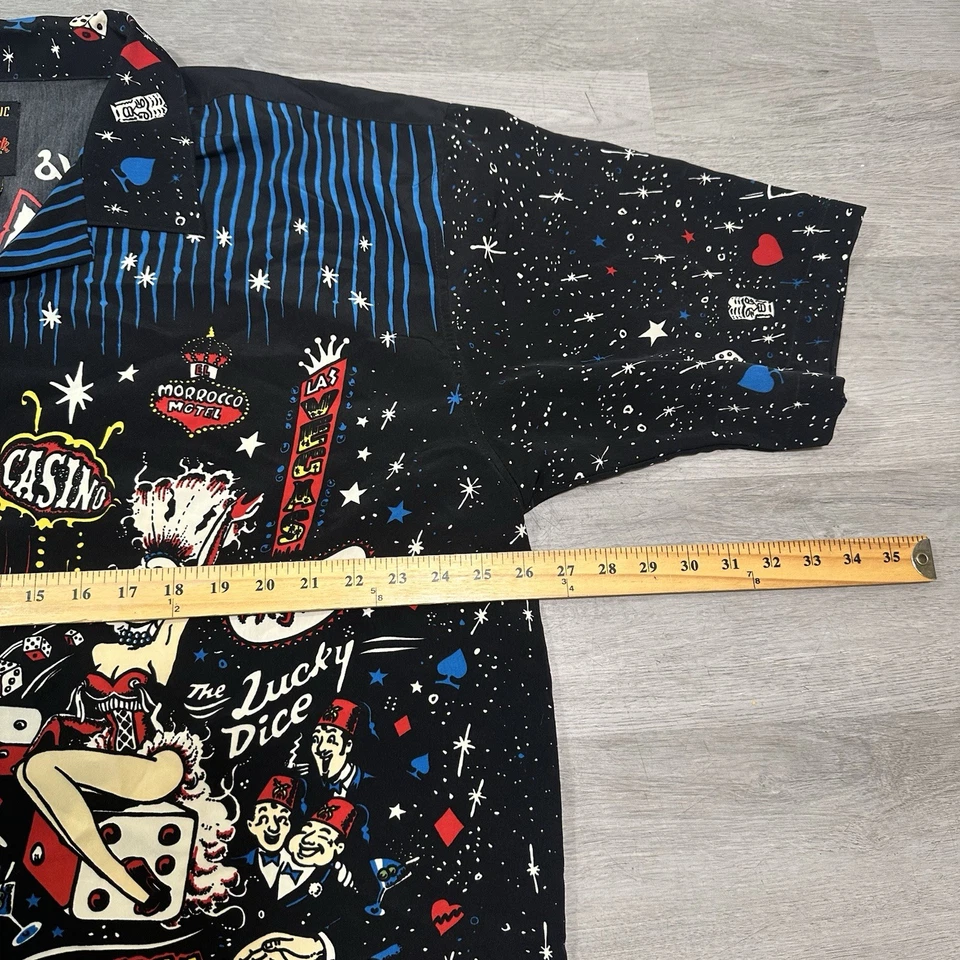 Camisa De Colección Hard Rock London Para BC Ethic Para Hombres 2XL Botón Fabulosa Las Vegas Foto 3 de 4