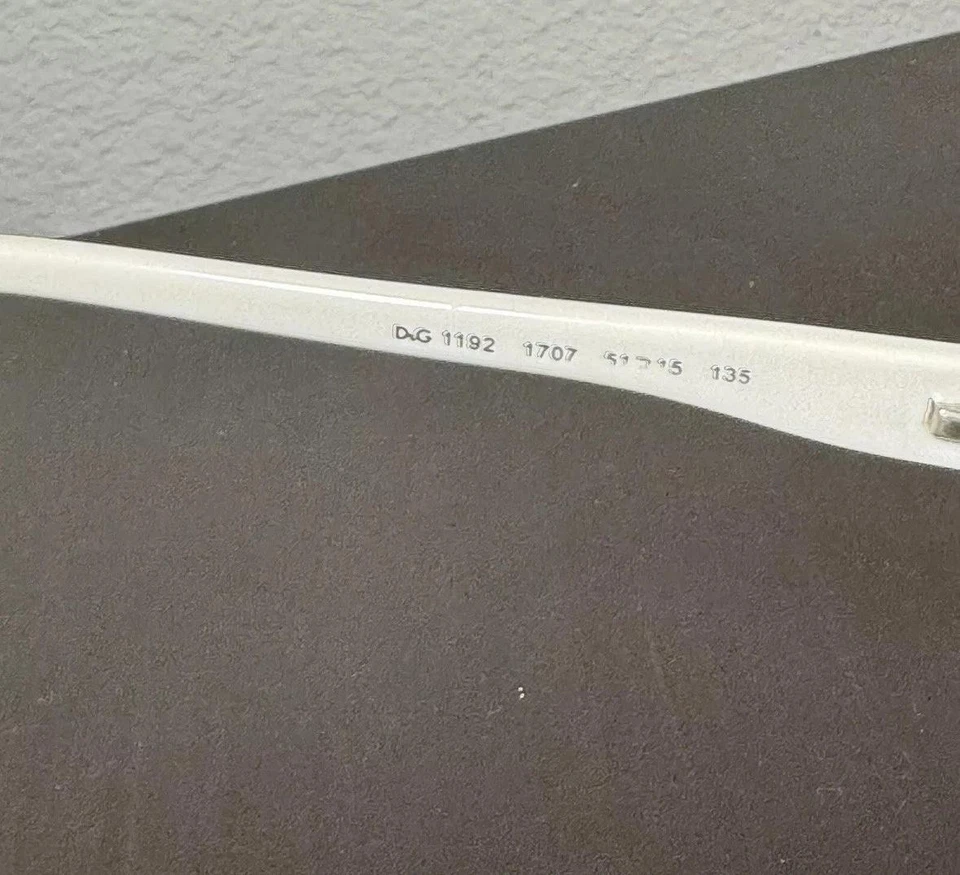 D&G Dolce Gabbana Glasses Womens Small Tortoise Shell Cat Eye Frames 1192 1707 - Image 4 of 4