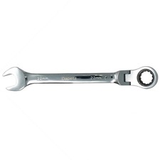 Ratchet Spanner 22mm Combination Flexible Head Wrench Open/Ring Head CR-V Metric