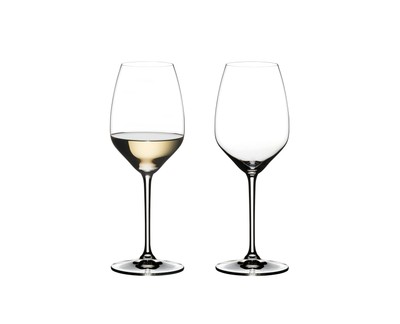 Riedel Heart to Heart Riesling Glass 2 Pack Clear 17.28oz Diamond Shaped