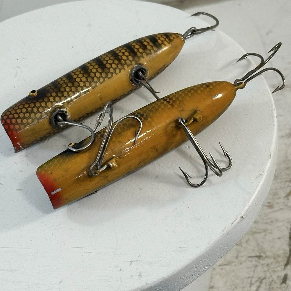 Lot Of 2 Vintage (1) Jersey Rig South Bend Bass Oreno Bass Pike Fishing Lures - Image 3 of 4