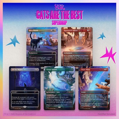 Secret Lair Cats of Chaos FOIL Magic: The Gathering MTG Sold Out SLD PRESALE