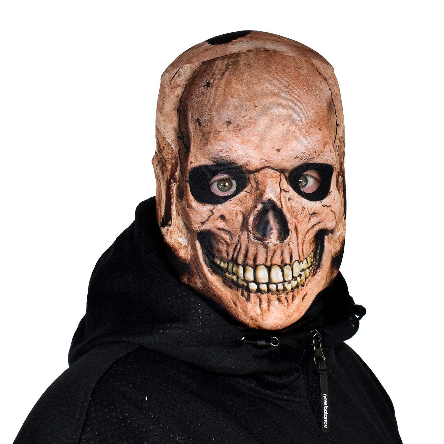 Grinning Skull Halloween Elastane Material Mask - Partywear - Horror Film