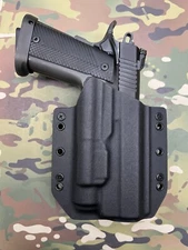 Black Kydex Holster Remington 1911 R1 Tactical 1911 5" Streamlight TLR-1