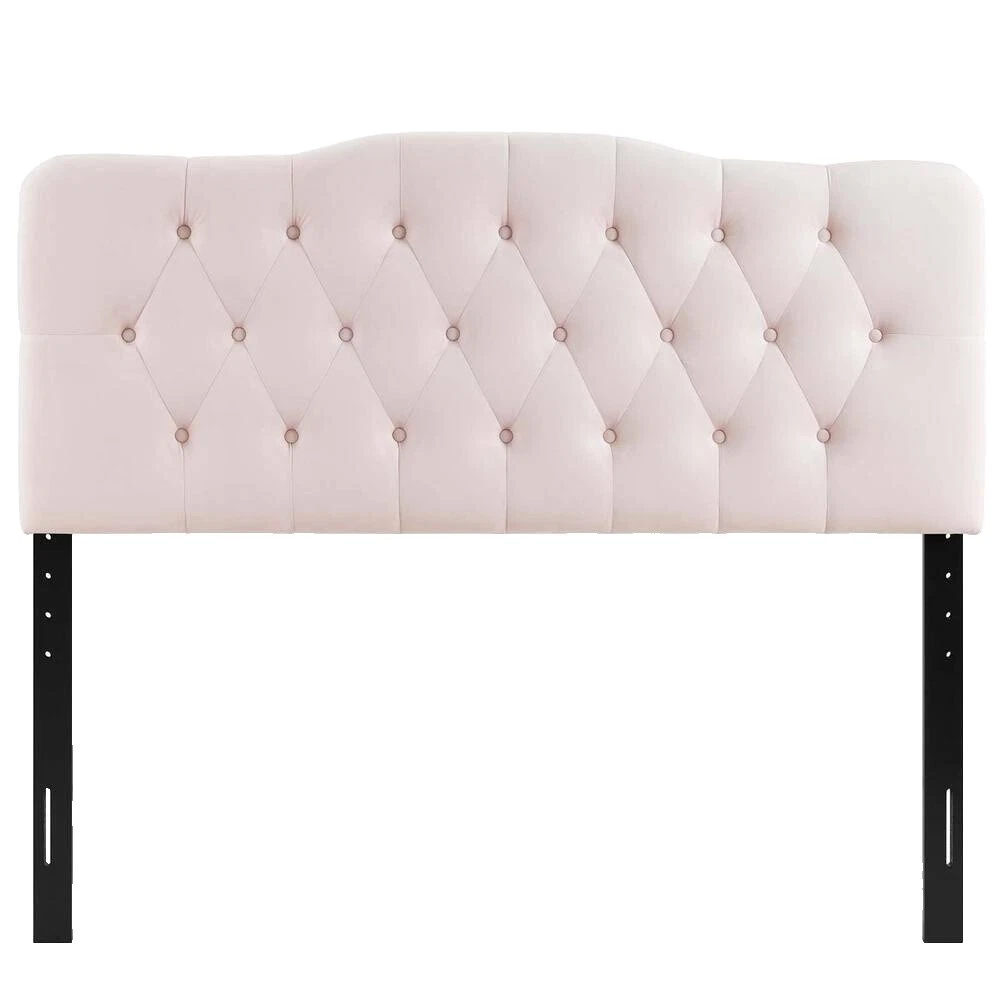 Cabeceros de cama de transición de tela y los estribos