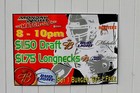 Old Hooters Monday Night Match Up Pro Football Poster Banner vintage 90's 00's — photo 3
