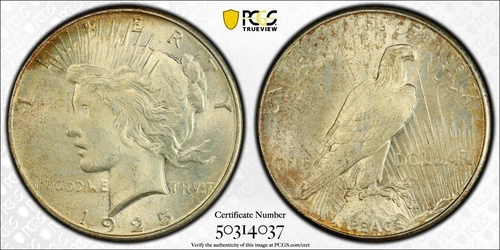 1924 Peace Silver Dollar PCGS MS63