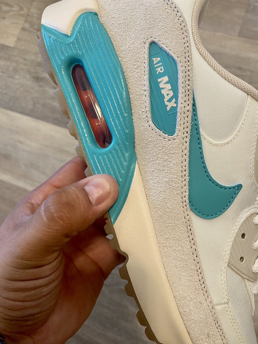 Size 9.5 - Nike Air Max 90 Golf Washed Teal for sale online
