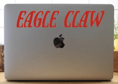 Eagle Claw Fishing Rod Logo Decal- Hunting Sticker- Outdoor Decal- Boat Vinyl
