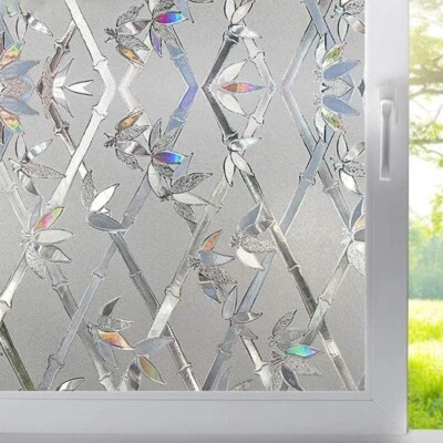 Privacy Window-Glass Film Sticker/Static Cling 3D/Frosted Stained Bathroom Home - image 1 of 4
