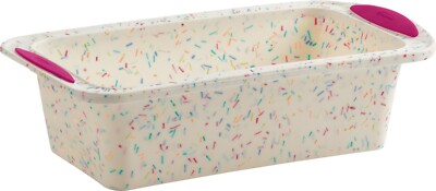 05118555 - Trudeau Structure Silicone Loaf Pan, 8.5'' x 4.5'', Confetti